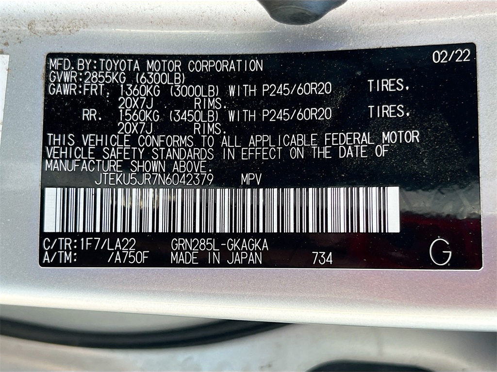 2022 Toyota 4Runner Limited Silver at Emmons Autoplex