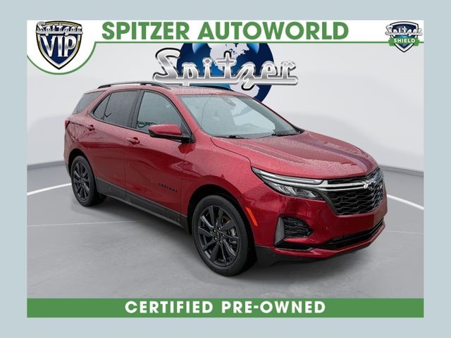 Radiant Red Tintcoat 2023 Chevrolet Equinox RS with 1RS FWD SUV / Crossover Front-Wheel Drive Automatic