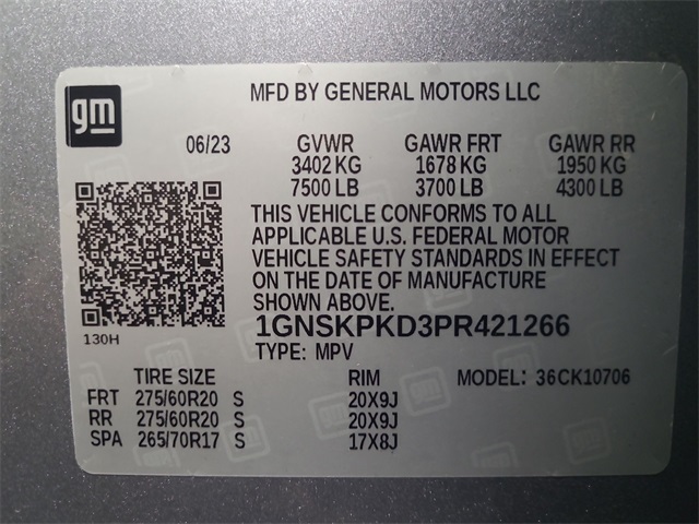 2023 – Chevrolet – Tahoe