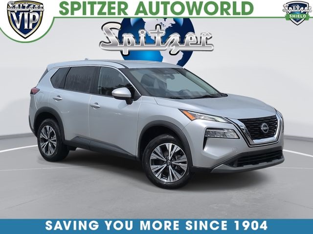 Brilliant Silver Metallic 2023 Nissan Rogue SUV / Crossover All-Wheel Drive Continuously Variable Transmission