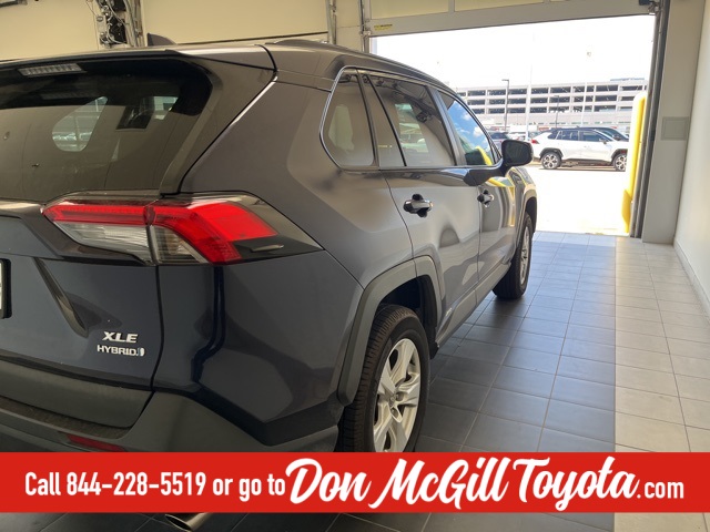 2021 Toyota RAV4 Hybrid XLE Blue at Baytown Hyundai