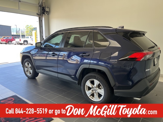 2021 Toyota RAV4 Hybrid XLE Blue at Baytown Hyundai