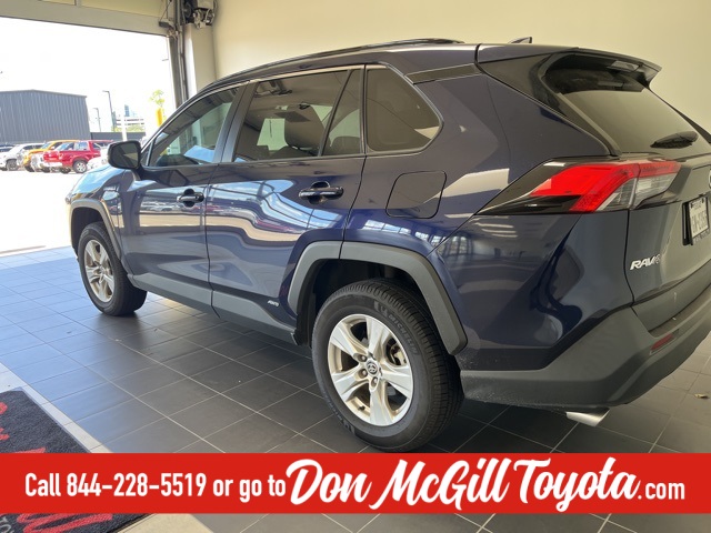 2021 Toyota RAV4 Hybrid XLE Blue at Baytown Hyundai