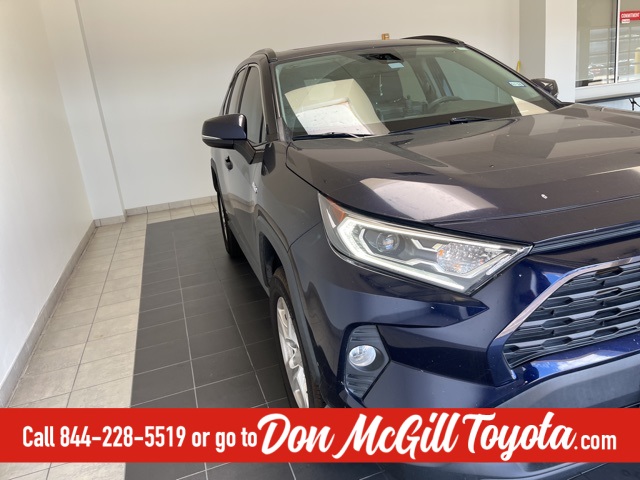 2021 Toyota RAV4 Hybrid XLE Blue at Baytown Hyundai