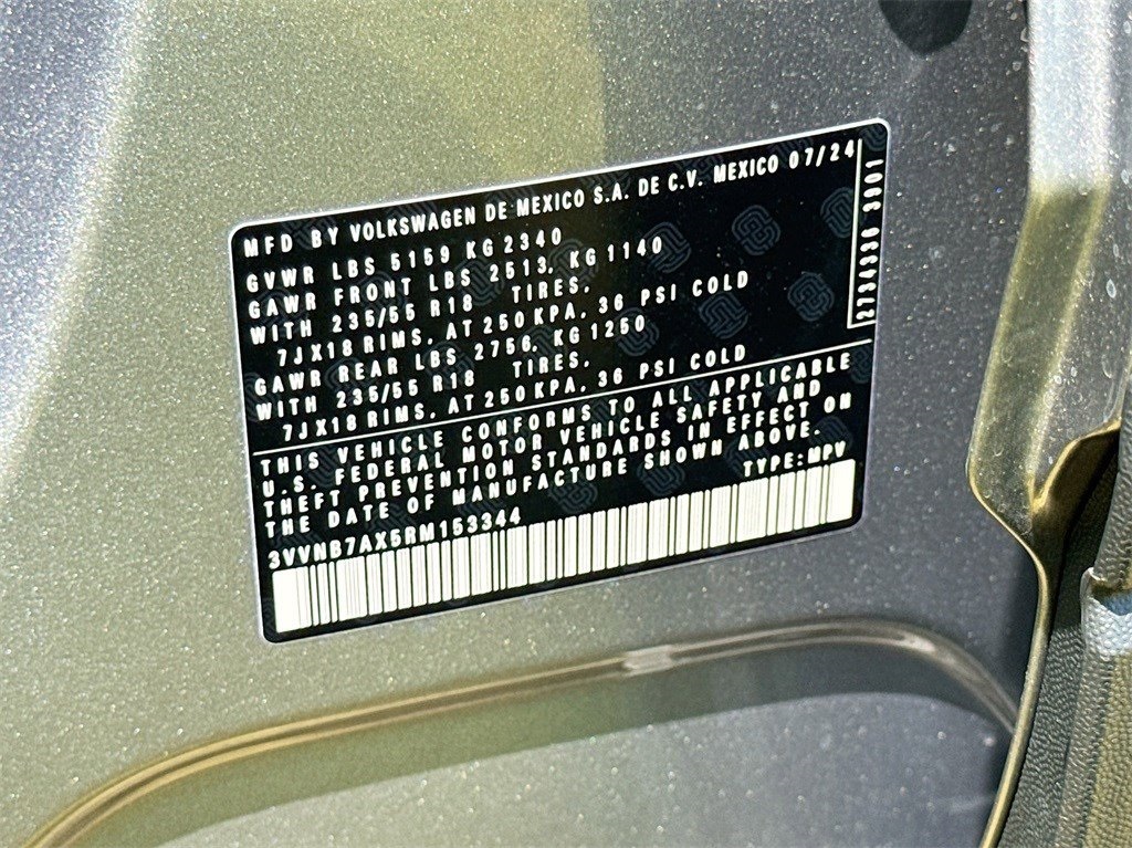 2024 Volkswagen Tiguan 2.0T SE Silver at Joe Myers Mazda Kia