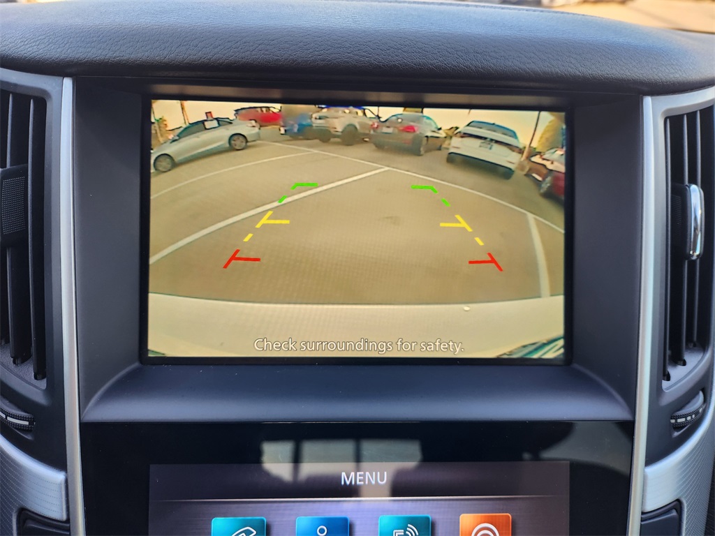 2020 INFINITI Q50 3.0t LUXE White at North Houston Mitsubishi