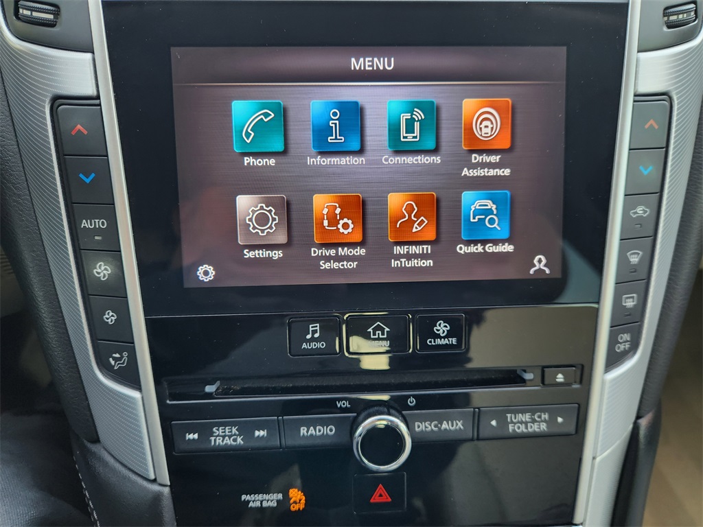 2020 INFINITI Q50 3.0t LUXE White at North Houston Mitsubishi