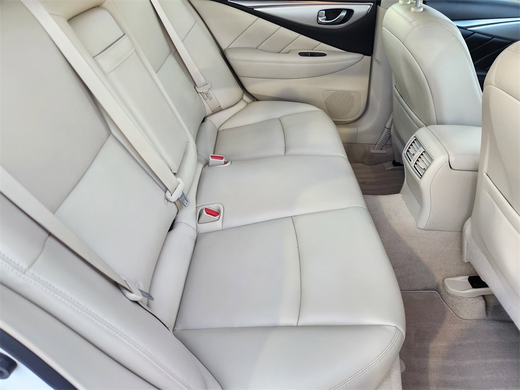 2020 INFINITI Q50 3.0t LUXE White at North Houston Mitsubishi