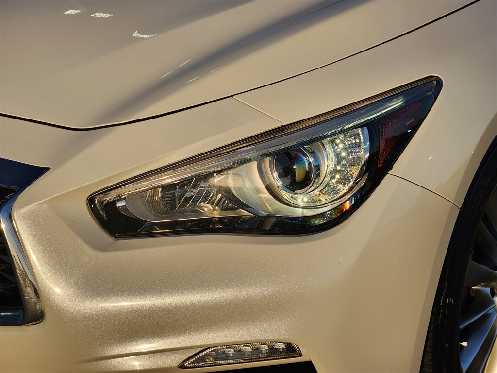 2020 INFINITI Q50 3.0t LUXE White at North Houston Mitsubishi