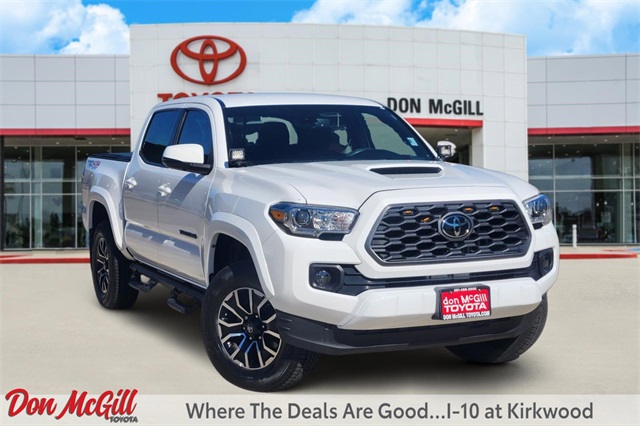2023 Toyota Tacoma TRD Sport White at Baytown Hyundai