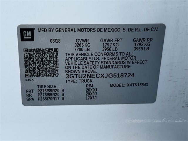 2018 GMC Sierra 1500 SLT White at Autostrade