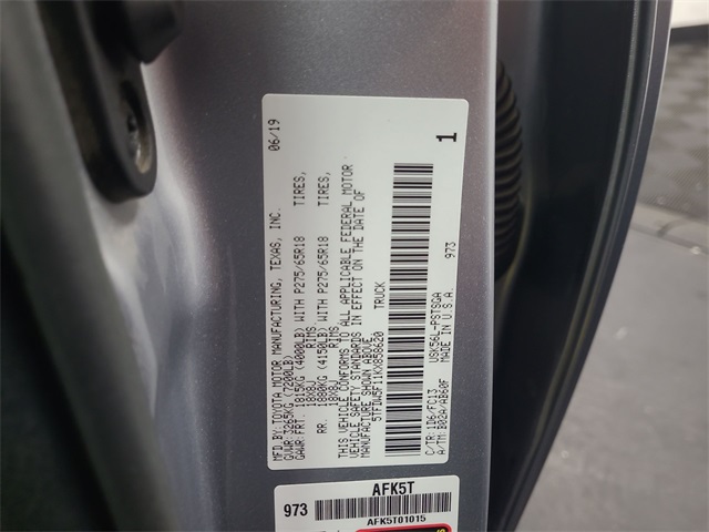 2019 – Toyota – Tundra
