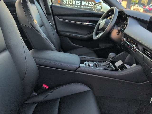 2025 Mazda Mazda3 2.5 S Preferred Package White at Stokes Mazda