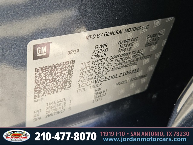 Used Car 2020 Chevrolet Silverado 1500  Lt For Sale Under $30,000 In San Antonio, Texas