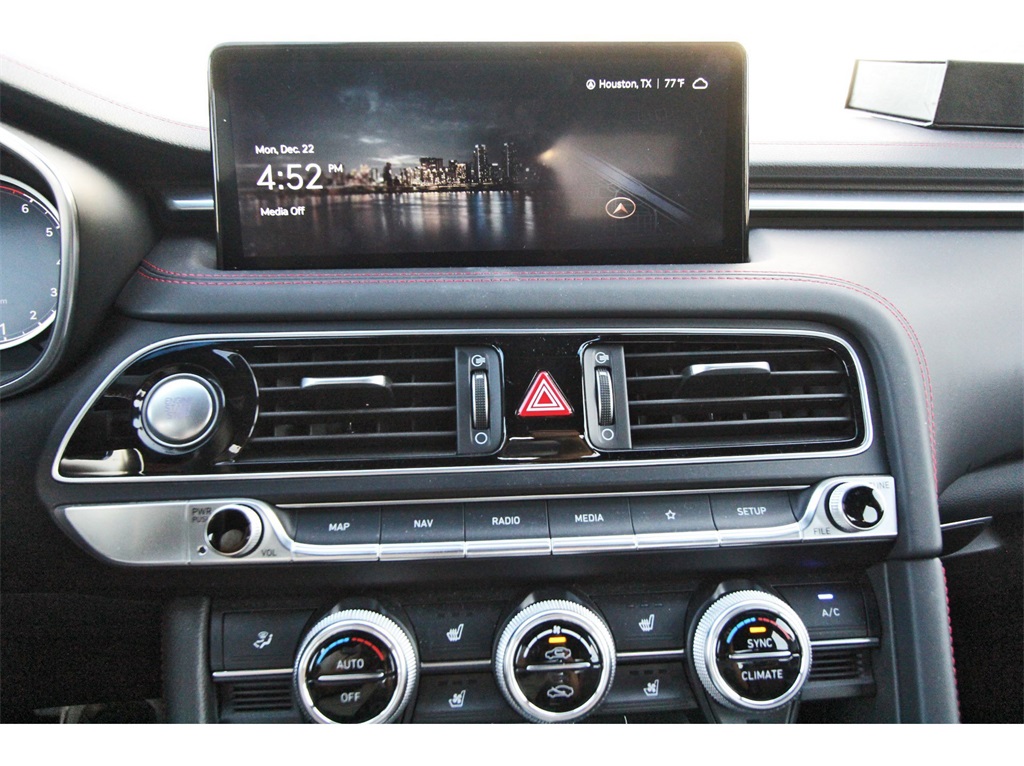 2023 Genesis G70 2.0T White at Bayway Chrysler Dodge Jeep Ram