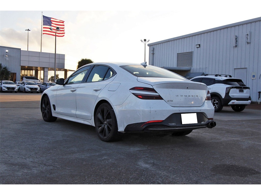 2023 Genesis G70 2.0T White at Bayway Chrysler Dodge Jeep Ram