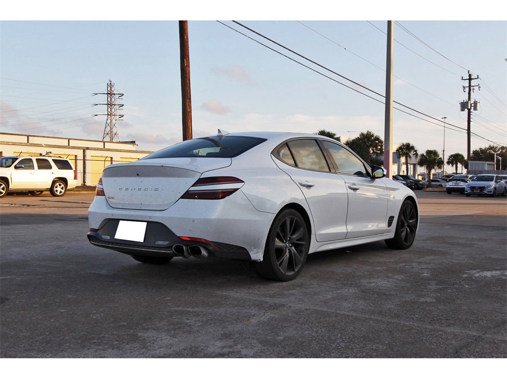 2023 Genesis G70 2.0T White at Bayway Chrysler Dodge Jeep Ram