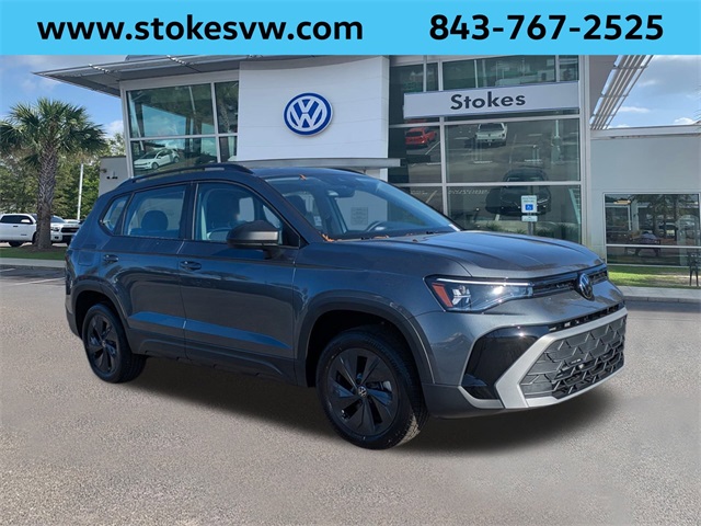 2026 Volkswagen Taos 1.5T S Gray at Stokes Volkswagen