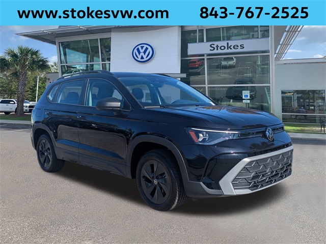 2026 Volkswagen Taos 1.5T S Black at Stokes Volkswagen