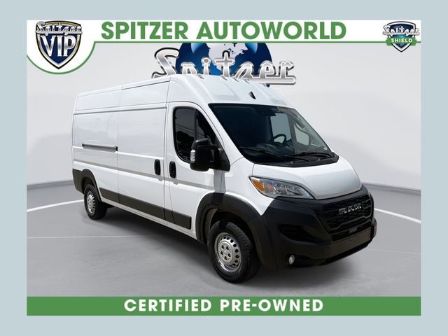 Bright White Clearcoat 2025 RAM ProMaster Van 9-Speed Automatic