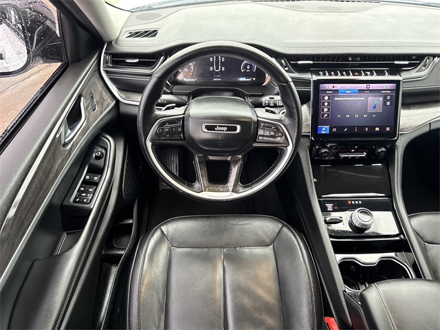 2021 Jeep Grand Cherokee L Limited White at Mac Haik CDJR North Houston