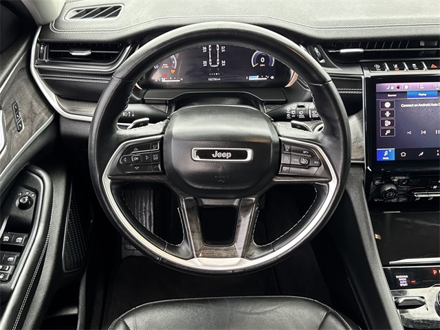 2021 Jeep Grand Cherokee L Limited White at Mac Haik CDJR North Houston