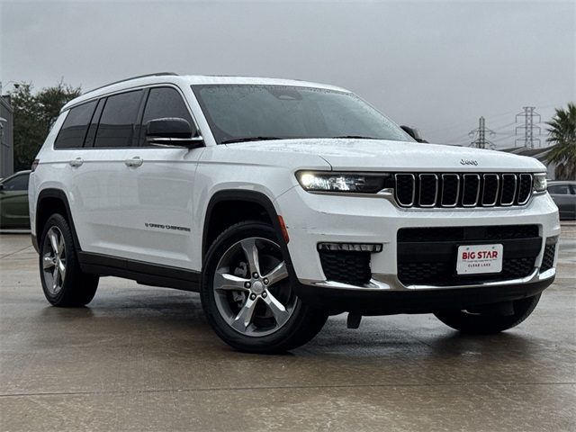 2021 Jeep Grand Cherokee L Limited White at Mac Haik CDJR North Houston