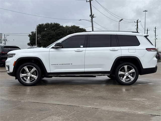 2021 Jeep Grand Cherokee L Limited White at Mac Haik CDJR North Houston