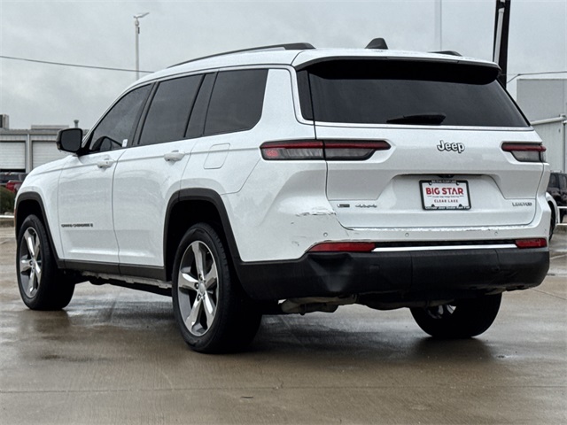2021 Jeep Grand Cherokee L Limited White at Mac Haik CDJR North Houston