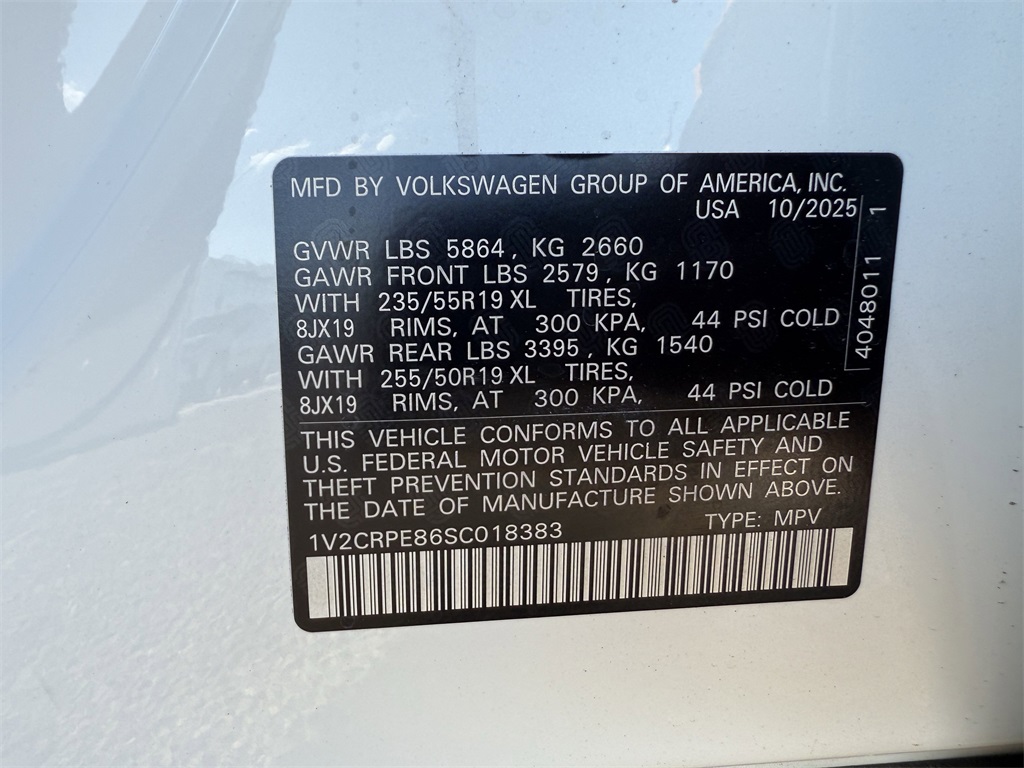 2025 Volkswagen ID.4 Pro White at DeMontrond Automotive Group