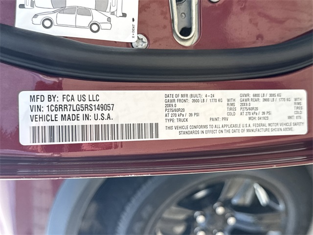 2024 Ram 1500 Classic Warlock Red at Bayway Chrysler Dodge Jeep Ram