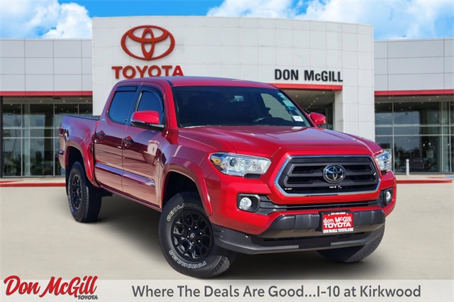 2022 Toyota Tacoma SR5 Red at Baytown Hyundai