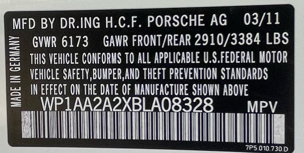 2011 Porsche Cayenne Base White at South Houston Nissan