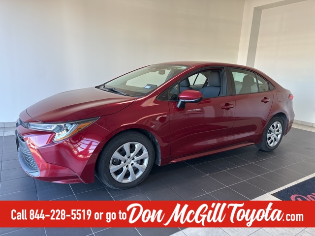 2023 Toyota Corolla LE Red at Durrett Motor Company