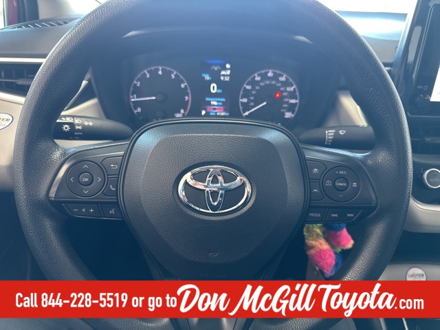 2023 Toyota Corolla LE Red at Durrett Motor Company