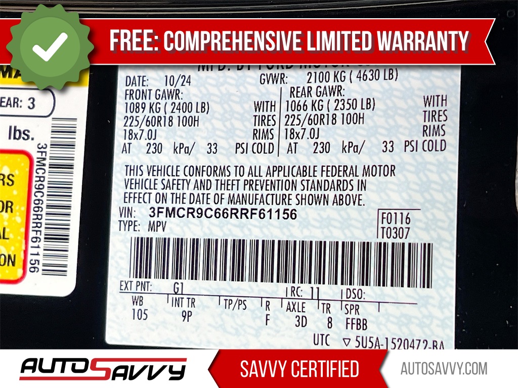 2024 Ford Bronco Sport Outer Banks Black at Legacy Ford