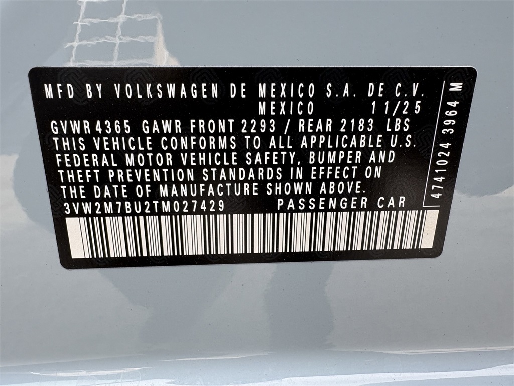 2026 Volkswagen Jetta GLI 2.0T Autobahn Gray at DeMontrond Automotive Group