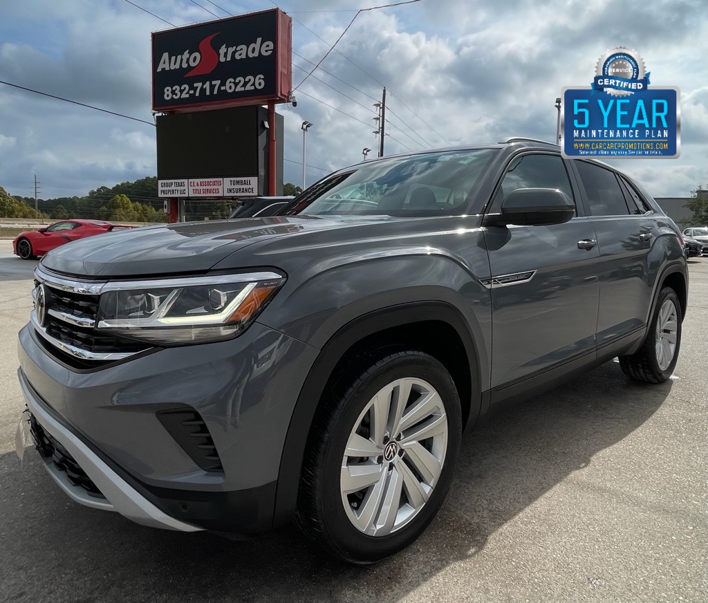 2022 Volkswagen Atlas Cross Sport 3.6L V6 SE w/Technology Gray at DeMontrond Auto Country