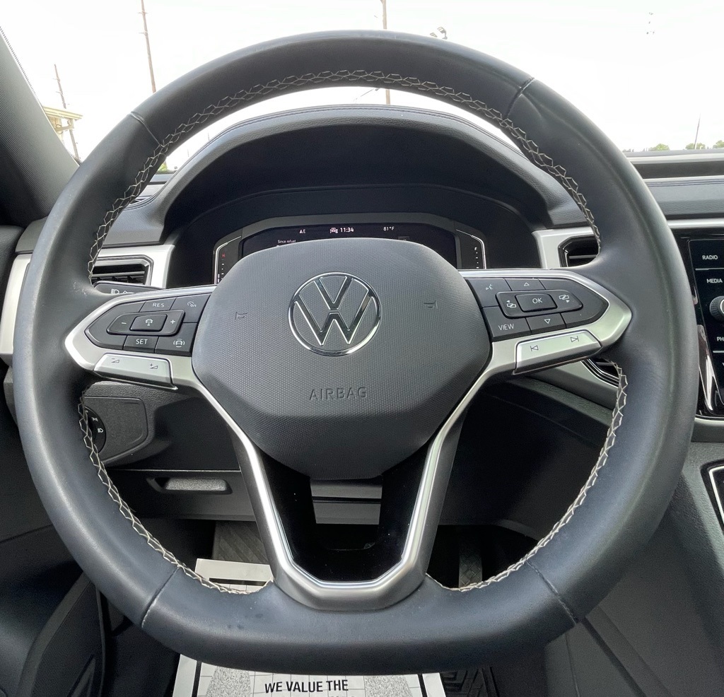 2022 Volkswagen Atlas Cross Sport 3.6L V6 SE w/Technology Gray at DeMontrond Auto Country
