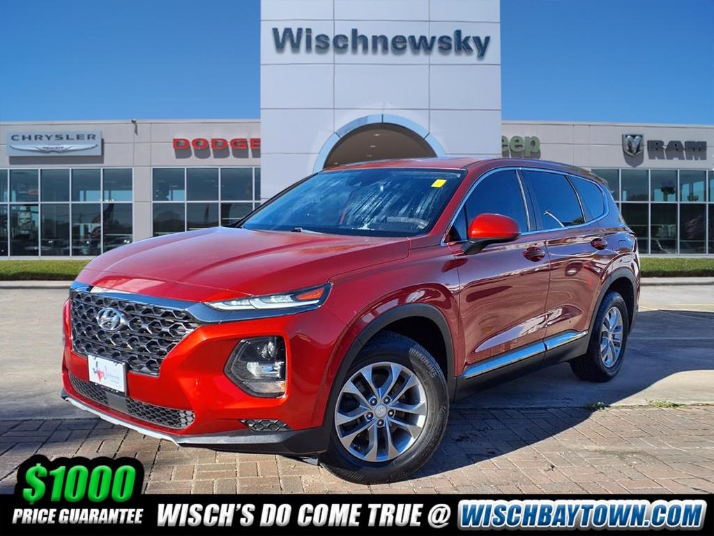 2019 Hyundai Santa Fe SE Orange at Baytown Hyundai