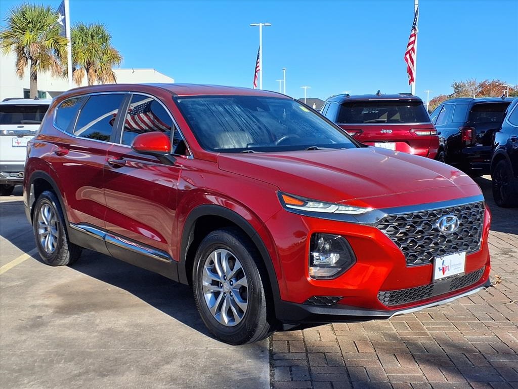 2019 Hyundai Santa Fe SE Orange at Baytown Hyundai