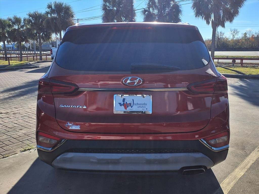 2019 Hyundai Santa Fe SE Orange at Baytown Hyundai