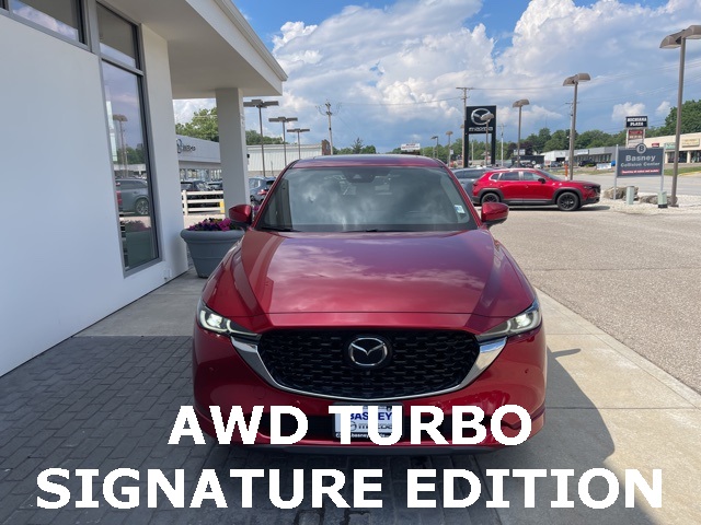 Red 2022 MAZDA CX-5 for sale in South Bend, IN Photo 2
