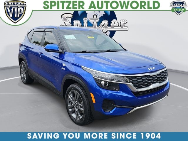 Neptune Blue 2022 Kia Seltos LX AWD SUV / Crossover All-Wheel Drive Continuously Variable Transmission