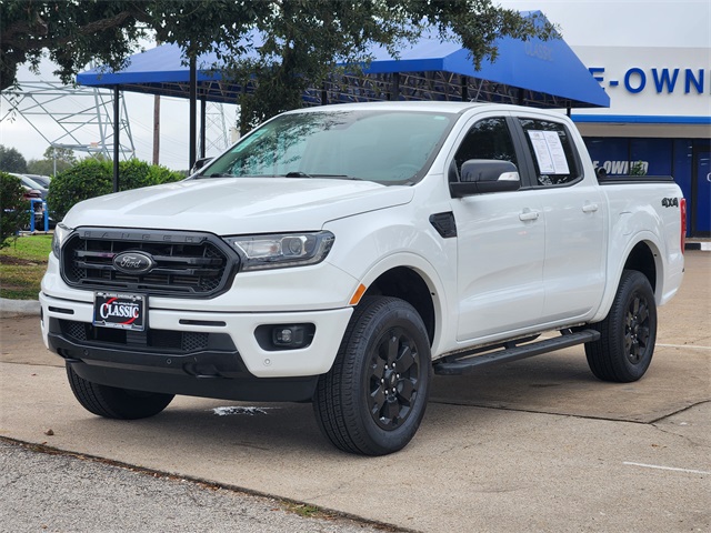 2021 Ford Ranger Lariat White at Victoria Chrysler Dodge Jeep Ram