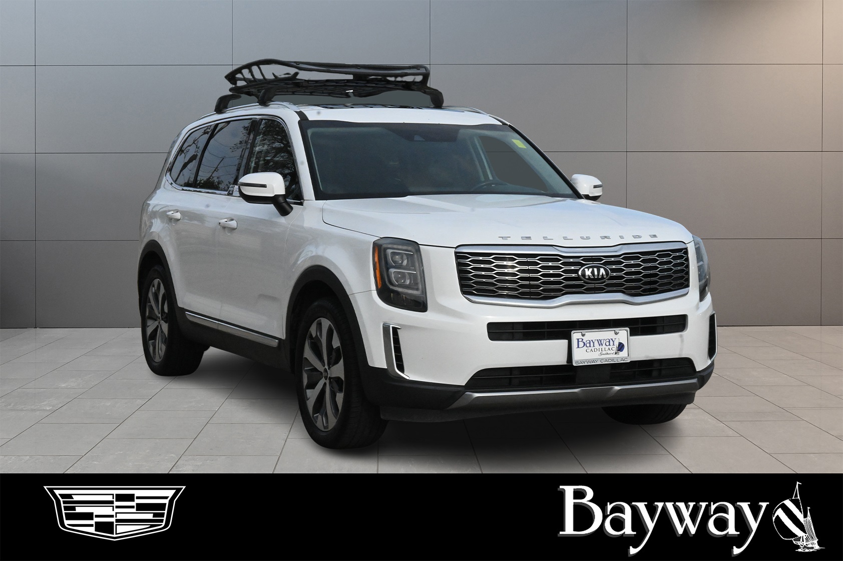 2021 Kia Telluride EX White at Shottenkirk Kia Fort Bend