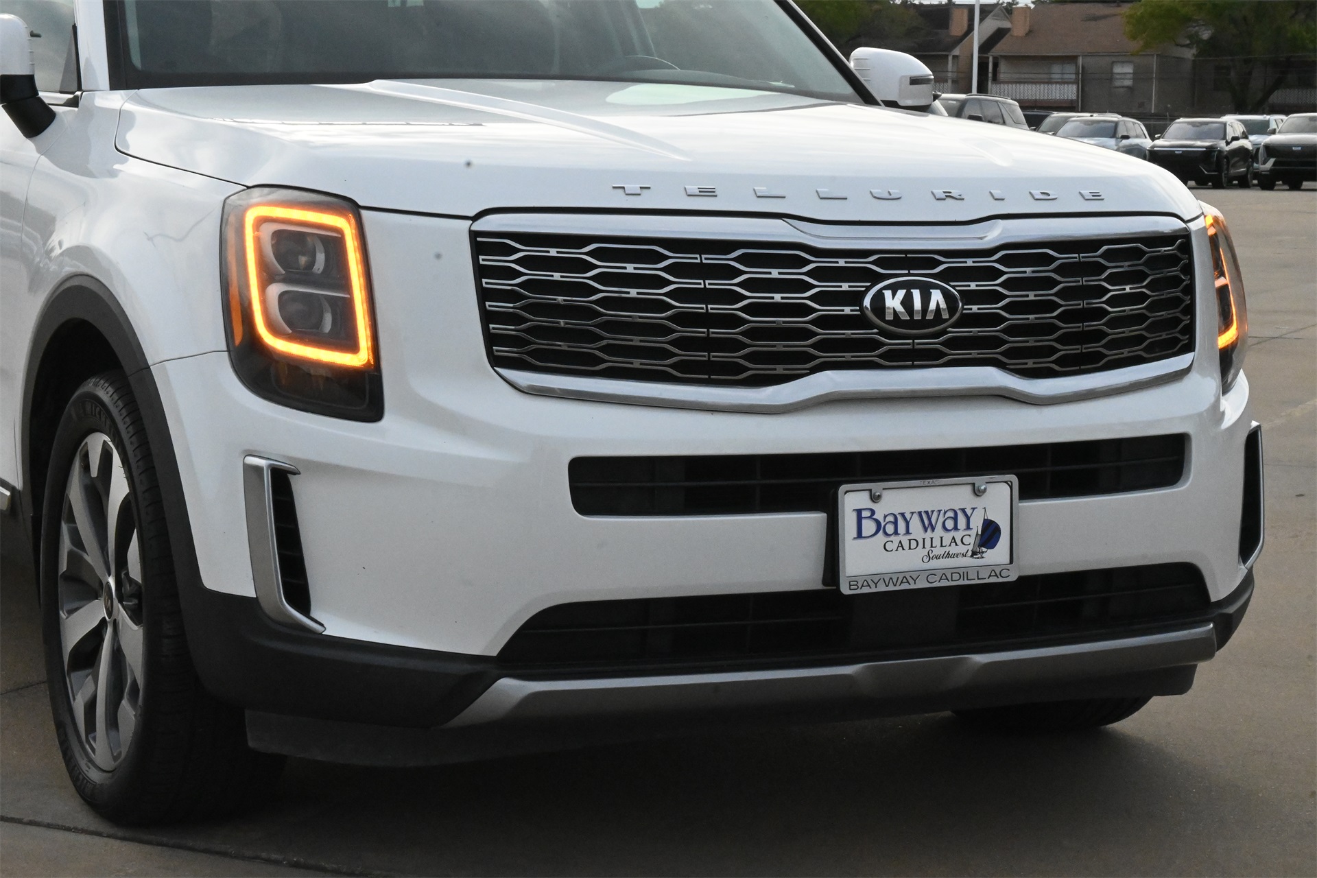 2021 Kia Telluride EX White at Shottenkirk Kia Fort Bend