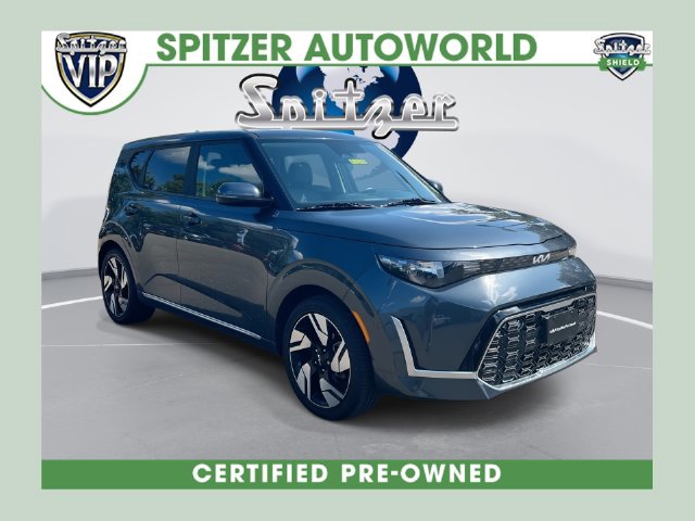Gravity Gray 2023 Kia Soul SUV / Crossover Front-Wheel Drive Continuously Variable Transmission