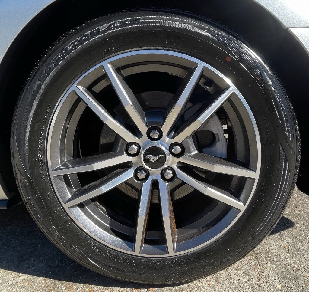 2017 Ford Mustang EcoBoost Premium Silver at Bayshore Chrysler Jeep Dodge Ram