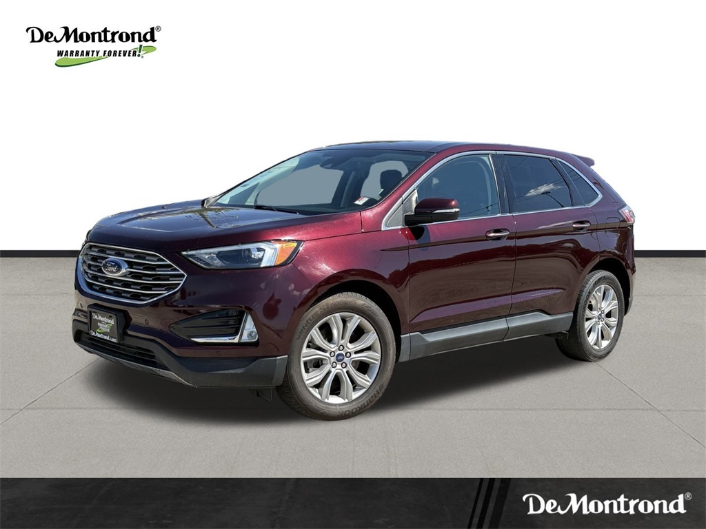 2022 Ford Edge Titanium Red at Durrett Motor Company